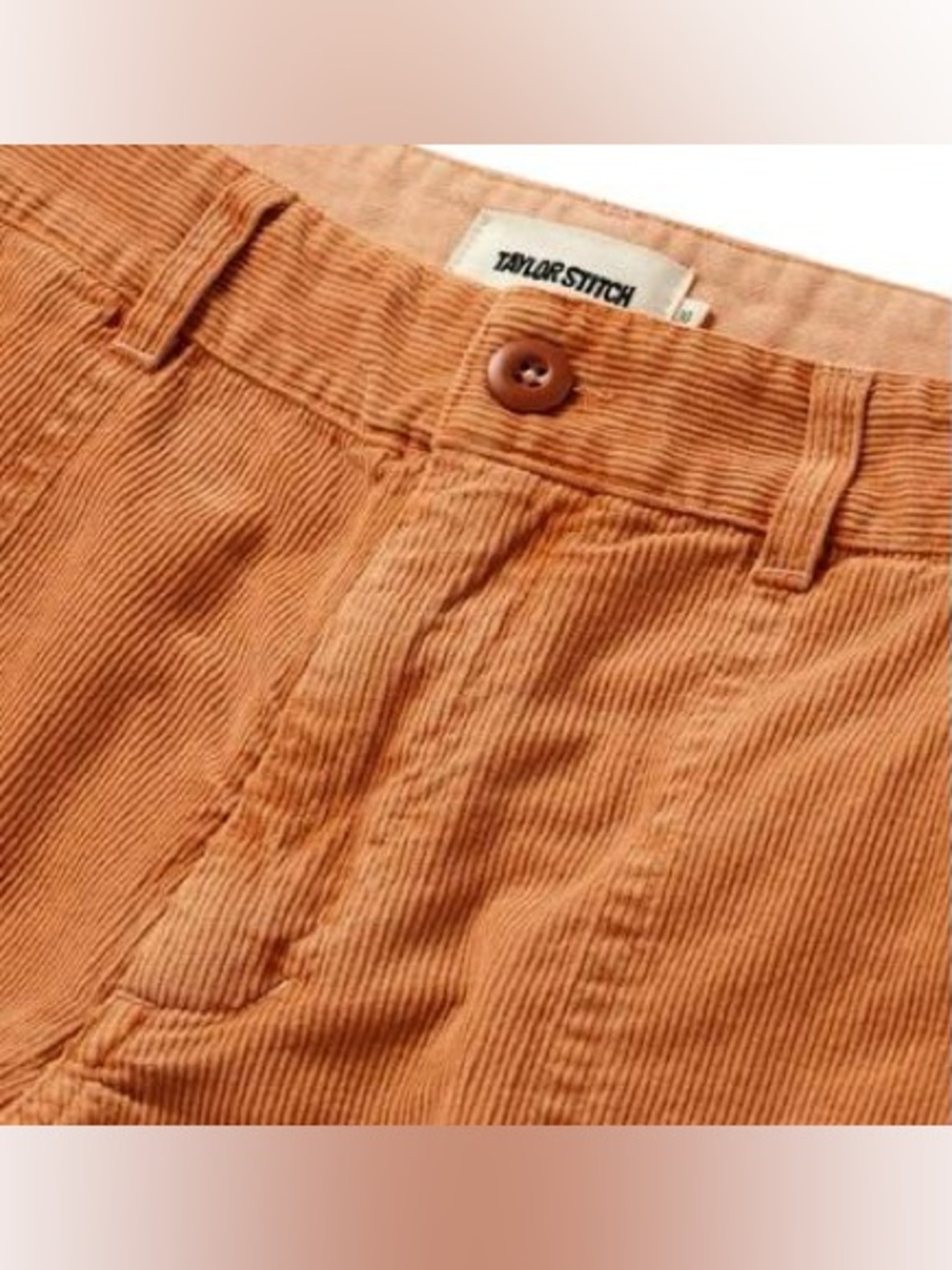 Taylor Stitch The Trail Shorts Size 30 in Apricot Micro Corduroy Surf Culture S - Picture 4 of 12